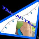 Anklet Shades of Brights BLUE Matches The Necklace Set