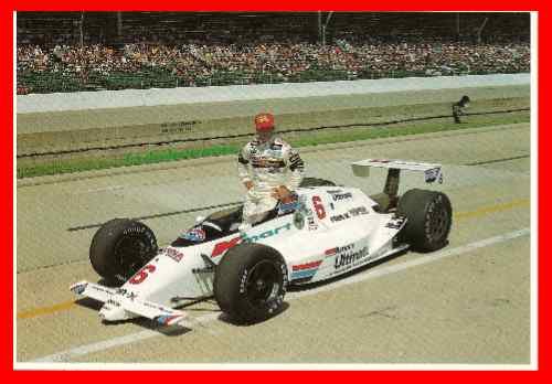 Post Card IN Indianapolis 500 Mario Andretti Unused-Possible 1994