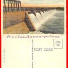 Post Card IL Brandon Dam, Joliet ILL Waterway VTG Linen1930-50