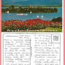 Post Card Europe Bavaria Pretty Chiemsee mit Fraueninseo 1991 Post Card Europe Bavaria Pretty Chiemsee mit Fraueninseo 1991