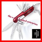 Multi-Tool Knife Sharper Image® Pocket Knife RED Multi-Tool Knife Sharper Image® Pocket Knife RED