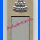 Photo Frame Wedding Cake--2 1/2" x 5 7/8" Stand up Photo Frame Wedding Cake--2 1/2" x 5 7/8" Stand up