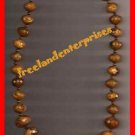 Necklace Chunky Beaded Topaz Color NEW 19" with a 3" extension Necklace Chunky Beaded Topaz Color NEW 19" with a 3" extension