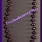 Necklace Chunky Beaded Amethyst NEW 19" with a 3" extension Necklace Chunky Beaded Amethyst NEW 19" with a 3" extension