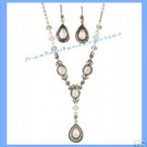 Necklace & Earring Gift Set Vintage Style Pastel ~NEW~ Pearlized Beads/Crystals Necklace & Earring Gift Set Vintage Style Pastel ~NEW~ Pearlized Beads/Crystals
