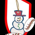 Nail Emery Board Files Christmas Gift Tag Snowman ~NIP~