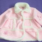 Girls Jacket Cradle Togs Pink Fleece 18 mos X-cell Cond