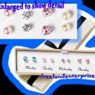 Earring Daisy-Jane 5-Day Earring Set PASTEL COLOR Pierced NEW