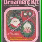 CRAFTS Holiday Mr & Mrs Claus Ornament Kit Shirley Jean