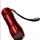Jewel Toned LED Flashlight ~Color Red ~ Uses 3 AAA Batteries Not Included ~ NEW Jewel Toned LED Flashlight ~Color Red ~ Uses 3 AAA Batteries Not Included ~ NEW