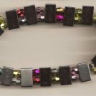 Bracelet 02 Mixed Beads & Multicolored Stretchie Bracelet ~Sz Approx 6 1/2 "~NEW Bracelet 02 Mixed Beads & Multicolored Stretchie Bracelet ~Sz Approx 6 1/2 "~NEW