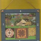 Picture Folk Art Country Farm Picture By Charles Wysocki Size 7 6/16" X 6 1/2" Picture Folk Art Country Farm Picture By Charles Wysocki Size 7 6/16" X 6 1/2"
