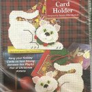 CRAFTS Needlecraft Shop Christmas Trimmings Kittens Card Holder #410029 974053 CRAFTS Needlecraft Shop Christmas Trimmings Kittens Card Holder #410029 974053