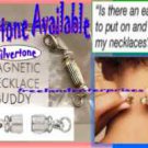 Necklace Buddy Magnetic Buddy SILVERTONE ~NEW~ In Package Necklace Buddy Magnetic Buddy SILVERTONE ~NEW~ In Package