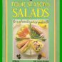 Book Four Seasons Salads By Jackie Burrow 1985 Paperback Cookbook Good Condition