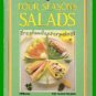 Book Four Seasons Salads By Jackie Burrow 1985 Paperback Cookbook Good Condition