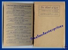 Book The Hand of God A Theology for the People 1918 M. Scott