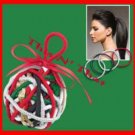 Hair Scunci® No Damage Elastic Ornament CONAIR New in Package