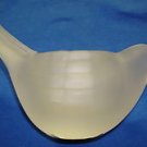 Glass YANKEE CANDLE BIRD TEA LIGHT HOLDER Frosted White GLASS Tealight-New No Bx Glass YANKEE CANDLE BIRD TEA LIGHT HOLDER Frosted White GLASS Tealight-New No Bx
