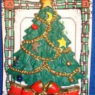 Christmas PIN #0442 American Greetings Corp Green Christmas Tree with Red Bow Christmas PIN #0442 American Greetings Corp Green Christmas Tree with Red Bow