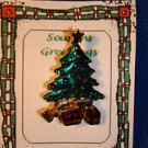 Christmas PIN #0425 Green Christmas Tree Pin ~Red Star, Red & Gold Ornaments Christmas PIN #0425 Green Christmas Tree Pin ~Red Star, Red & Gold Ornaments