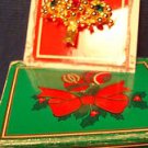 Christmas PIN #0415 Vintage Christmas Tree Goldtone & Red-Green-Clear Rhinestone Christmas PIN #0415 Vintage Christmas Tree Goldtone & Red-Green-Clear Rhinestone