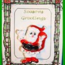 Christmas PIN #0289 Santa, White Glove & Sack Red-White-Black Enamel HOLIDAY Christmas PIN #0289 Santa, White Glove & Sack Red-White-Black Enamel HOLIDAY