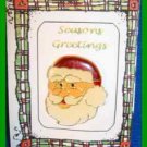 Christmas PIN #0279 Santa Goldtone Enamel Red Hat & White Beard HOLIDAY Brooch Christmas PIN #0279 Santa Goldtone Enamel Red Hat & White Beard HOLIDAY Brooch