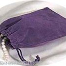 Jewelry Pouch Velour/Velvet type Pouch Lot of 5 Purple Color Jewelry Pouch Velour/Velvet type Pouch Lot of 5 Purple Color