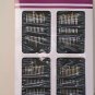 CRAFTS Sewing Needles 48 Pack Self Threading Needles Gold Eye Assorted Sizes NEW