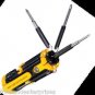Tool 8-in-1 Light-Up Screwdriver Handi Multi-Tool ~ Color: YELLOW & BLACK ~NEW~