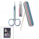 Nail Brights Manicure Kit with 4 Colorful Essential Beauty Tools (Circa 2011) Nail Brights Manicure Kit with 4 Colorful Essential Beauty Tools (Circa 2011)