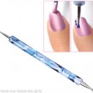 Nail Art Dual Ended Nail Dotting Tool -Acrylic & Stainless Steel--Create Designs Nail Art Dual Ended Nail Dotting Tool -Acrylic & Stainless Steel--Create Designs