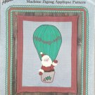 CRAFTS Aunt Martha's Christmas Santa HO HO HO Quilt-Wall Hanging Pattrn Colonial