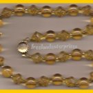 Necklace #125 Beads Yellow Plastic and Goldtone VINTAGE Necklace #125 Beads Yellow Plastic and Goldtone VINTAGE