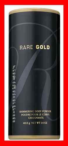 Women's Shimmering RARE GOLD Body Powder Talc 1.4oz NEW