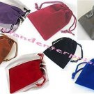 Jewelry Pouches Velour-Velvet type Pouches 2 of each X 7 Colors ~ 3" x 4" ~ = 14 Jewelry Pouches Velour-Velvet type Pouches 2 of each X 7 Colors ~ 3" x 4" ~ = 14
