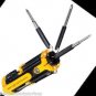 Multi-Tool 8-in-1 Light-Up Screwdriver Handi Tool ~ Color: YELLOW & BLACK ~NEW~