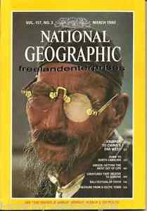 Book National Geographic Magazine 1980 (03) March~ Vol 157, No 3 ~ VGC