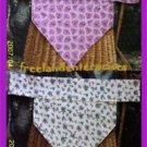 Dog Reversible Neckerchief Collar Sleeve Purple Large