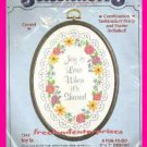 CRAFTS JOY IS LOVE WHEN IT'S SHARED Crewel Stitch Dimensions Kit # 7541