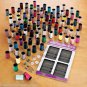 Crafts Thread 100 Spools Polyester w/Sewing Kit-Scissor-Buttons-Needles 10 Yd ea