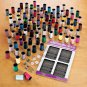 Crafts Thread 100 Spools Polyester w/Sewing Kit-Scissor-Buttons-Needles 10 Yd ea
