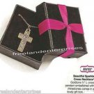 Necklace Beautiful Sparkle Cross Pendant 16 1/2" ~Goldtone~ NEW Avon in Gift Box