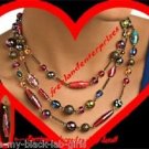 Necklace Earring Beaded Multi-Color Gift Set 16" long ~ NEW ~