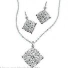 Necklace Earring Marie Sophie Gift Set ~ Silvertone ~ NEW Boxed