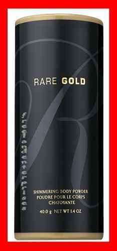 Womens Fragrance Shimmering RARE GOLD Body Powder Talc 1.4oz (NEW)