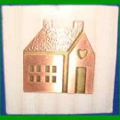 Christmas PIN #0187 Hallmark Where The Heart Is House Copper/Brass Lapel Pin NEW Christmas PIN #0187 Hallmark Where The Heart Is House Copper/Brass Lapel Pin NEW