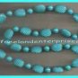 Necklace Color Shapes Necklace ~Turquoise Beads ~ NEW Old Stock Avon Boxed