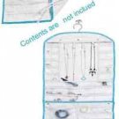 Jewelry Hanging Organizer With Detachable Travel Pouch w72 Compartments